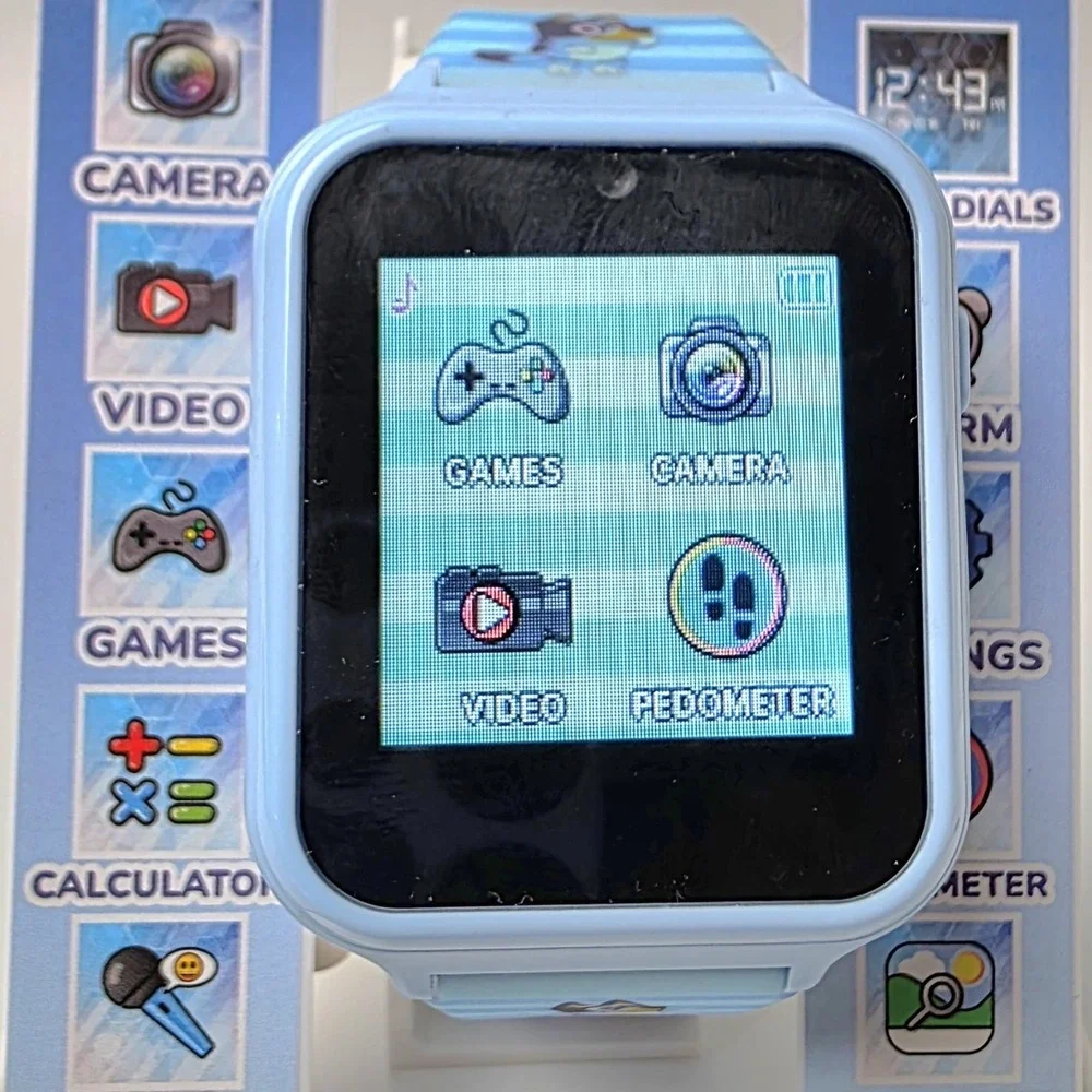 Bluey Interactive Watch Touch Screen, Camera, Fun Games 6+ Chargeable #0704 - Picture 6 of 6